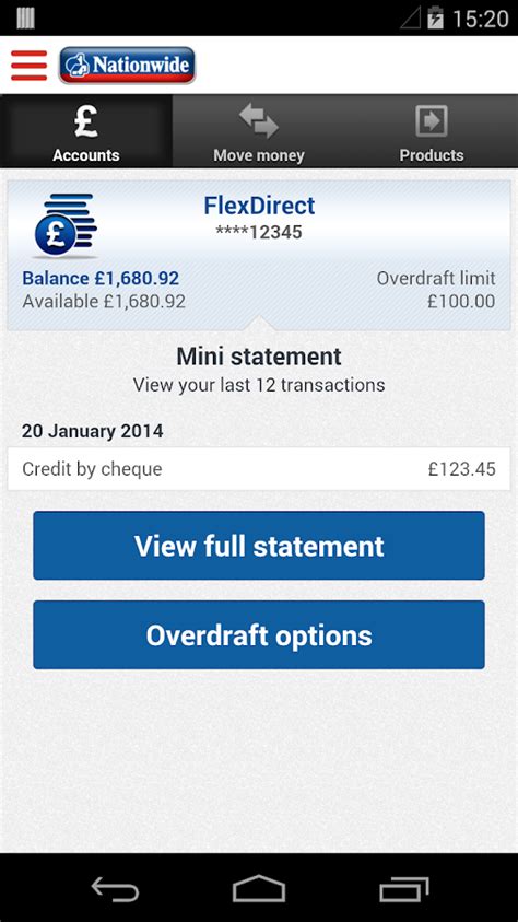 nationwide smart card balance|nationwide checking account balance.